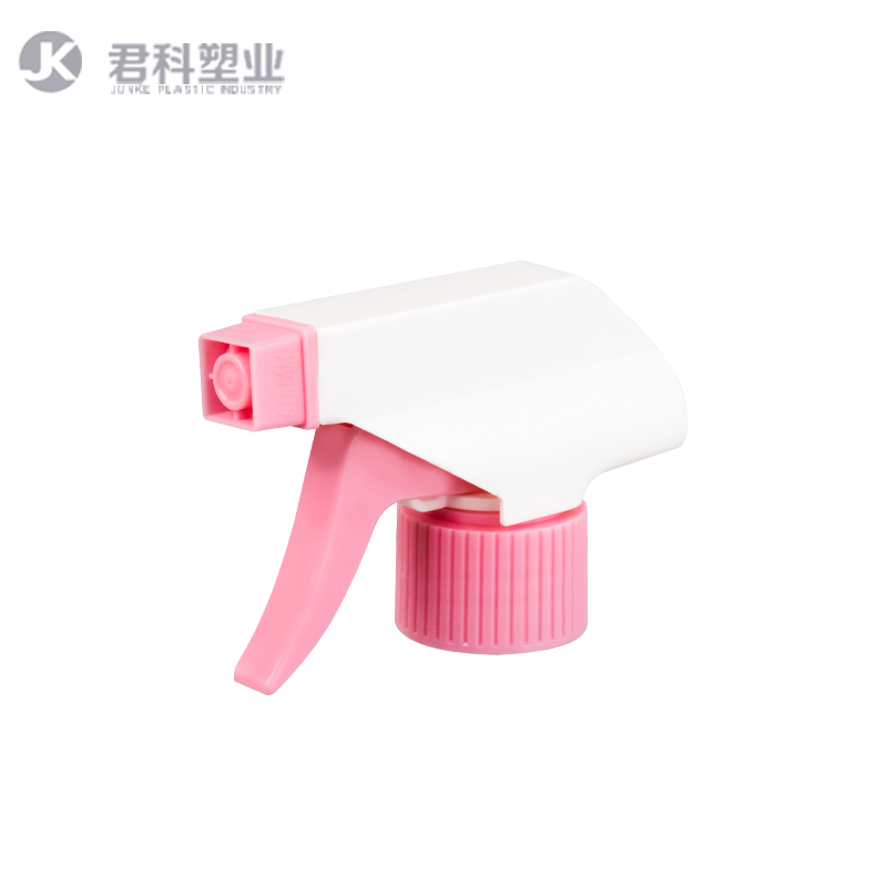 Gatillo de boquilla de pulverización de agua de plástico rosa para botella 28/410 OEM